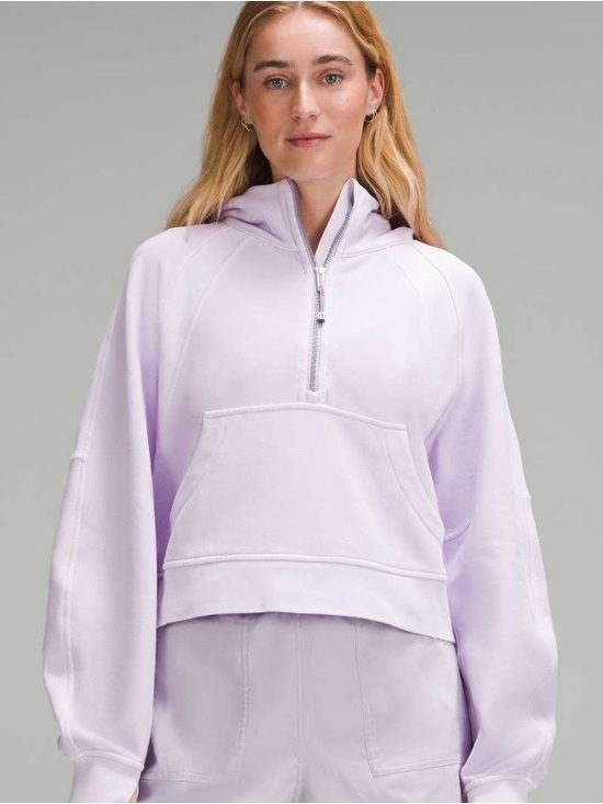 lululemon athletica Tops - lululemon athletica Lavender Half-Zip Hoodie